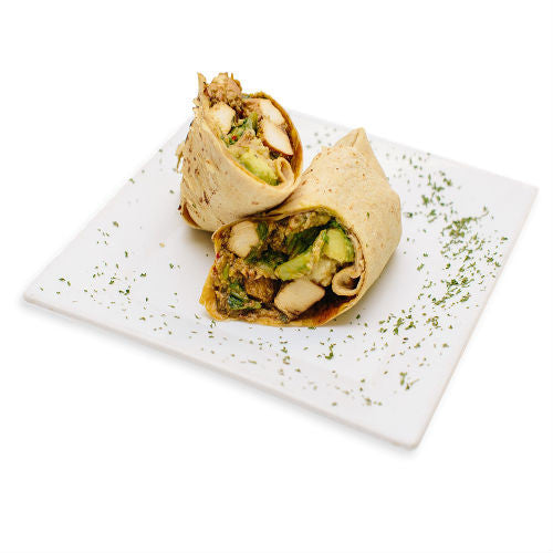 New Vision Nutrition Meal Prep Wasabi Chicken Avocado Wrap